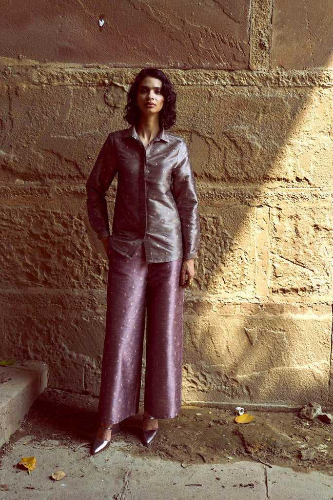 BROCADE SHIRT & PANT SET - dash and dot dash and dot