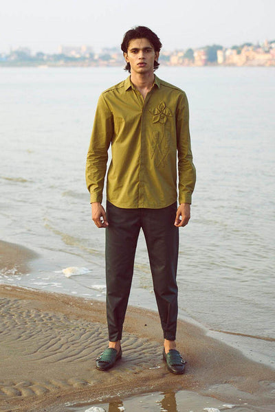 BUTTON CUFF PANT - dash and dot