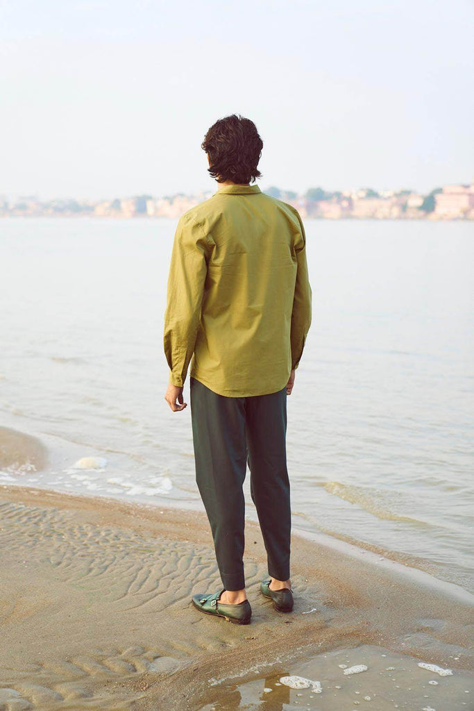 BUTTON CUFF PANT - dash and dot dash and dot