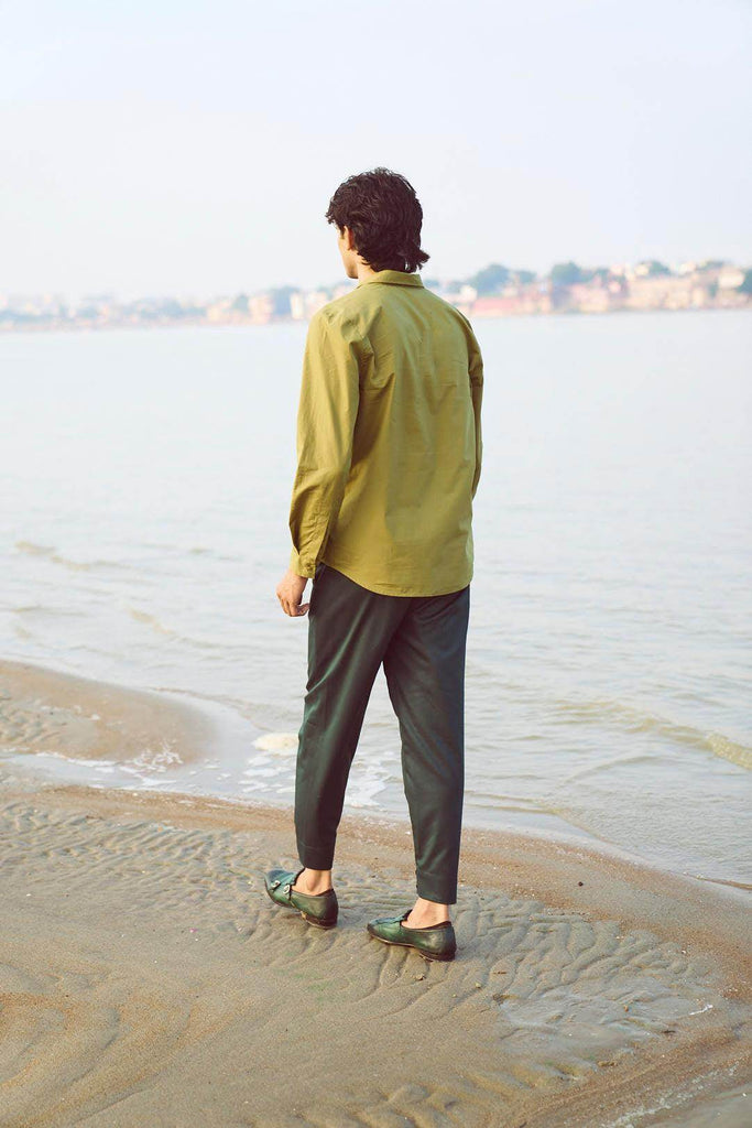 BUTTON CUFF PANT - dash and dot dash and dot