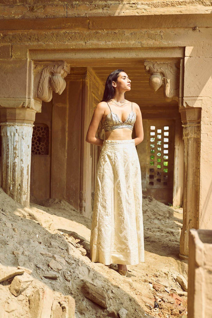 BROCADE CHANDERI BRALETTE - dash and dot dash and dot