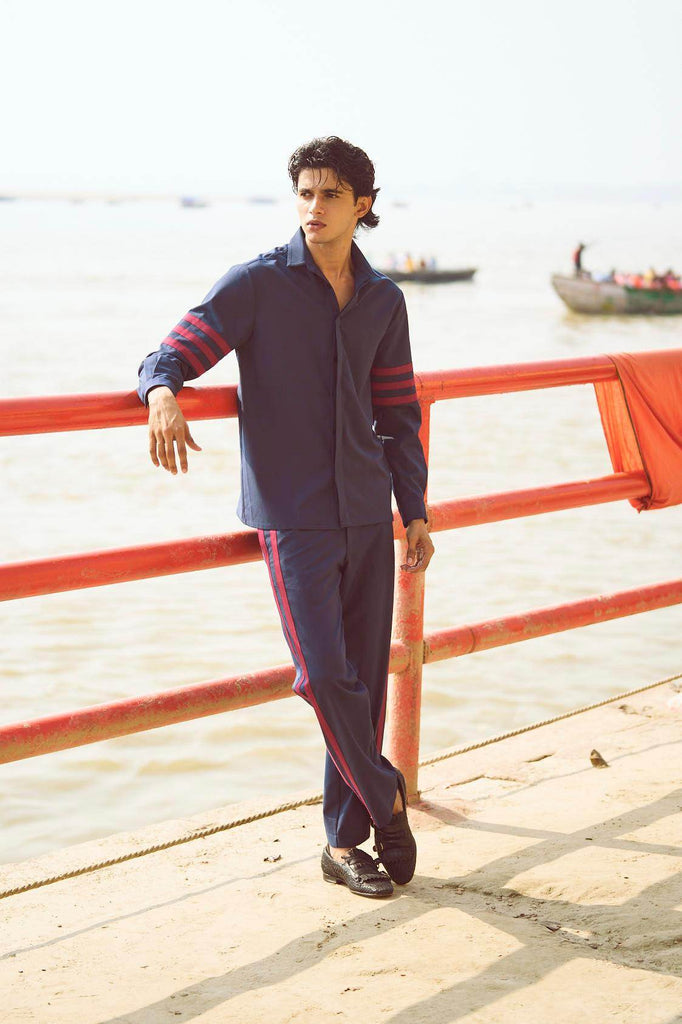 RACER STRIPE SHIRT - dash and dot dash and dot