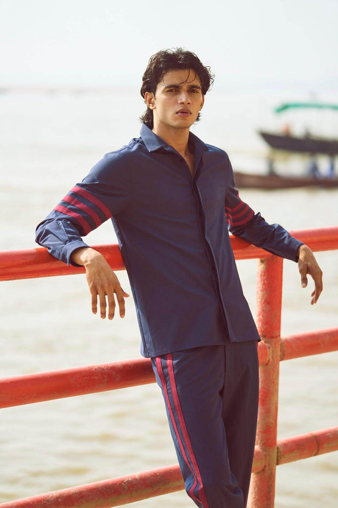 RACER STRIPE SHIRT - dash and dot dash and dot