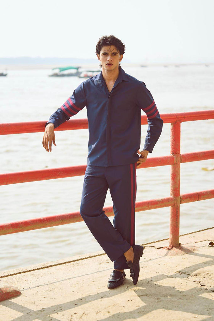 RACER STRIPE SHIRT - dash and dot dash and dot