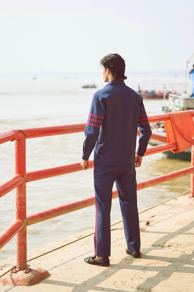 RACER STRIPE SHIRT - dash and dot dash and dot