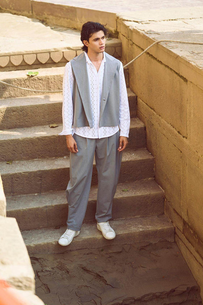 WAISTCOAT PANT SET - dash and dot dash and dot