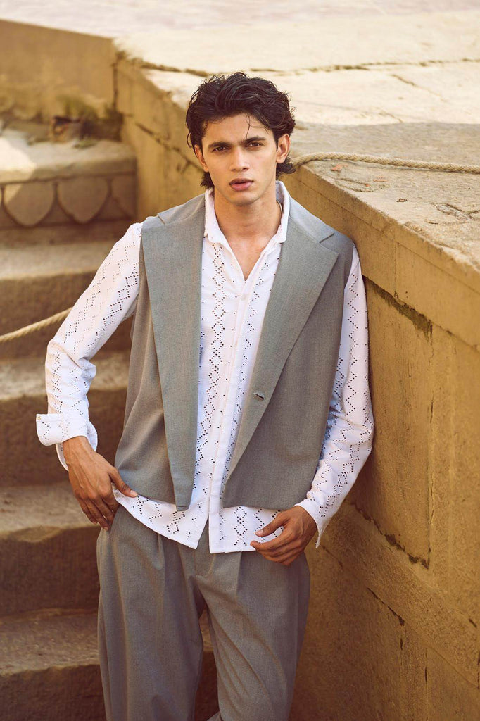 WAISTCOAT PANT SET - dash and dot dash and dot