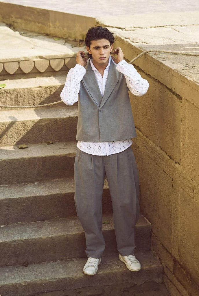 REVERSE PLEAT PANT - dash and dot dash and dot