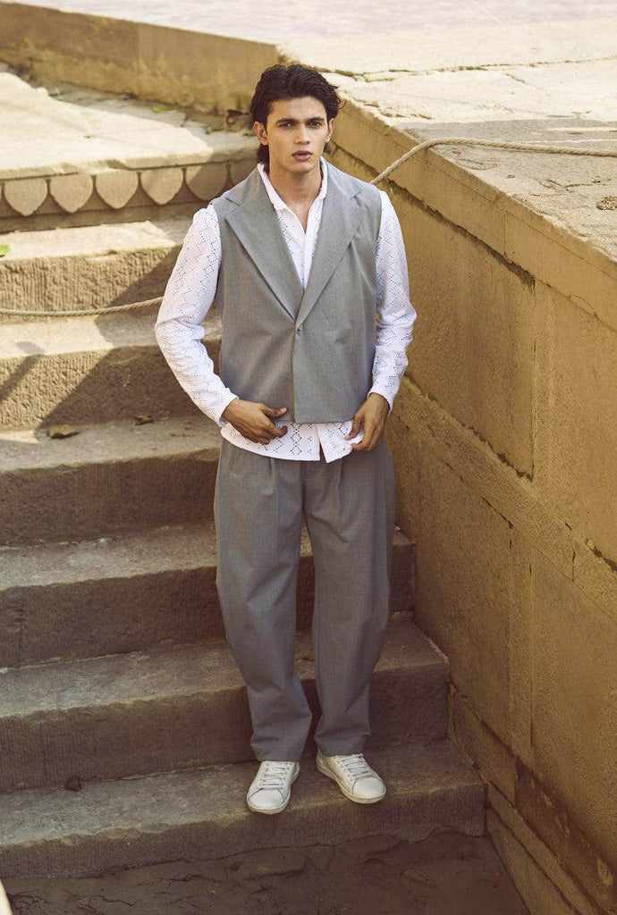 REVERSE PLEAT PANT - dash and dot dash and dot