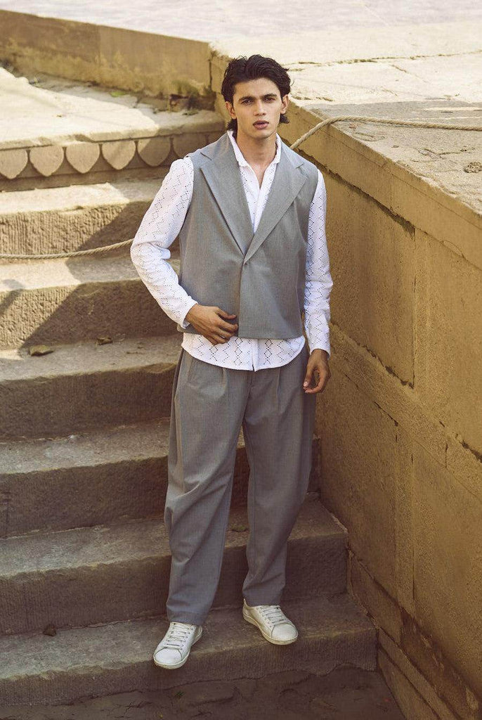 REVERSE PLEAT PANT - dash and dot dash and dot