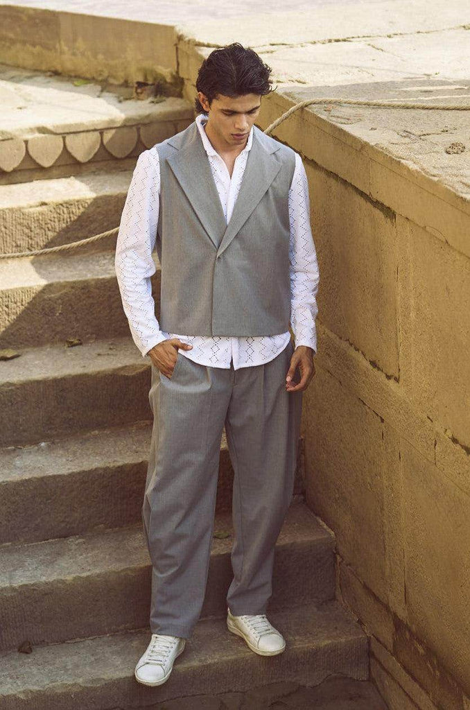 REVERSE PLEAT PANT - dash and dot dash and dot