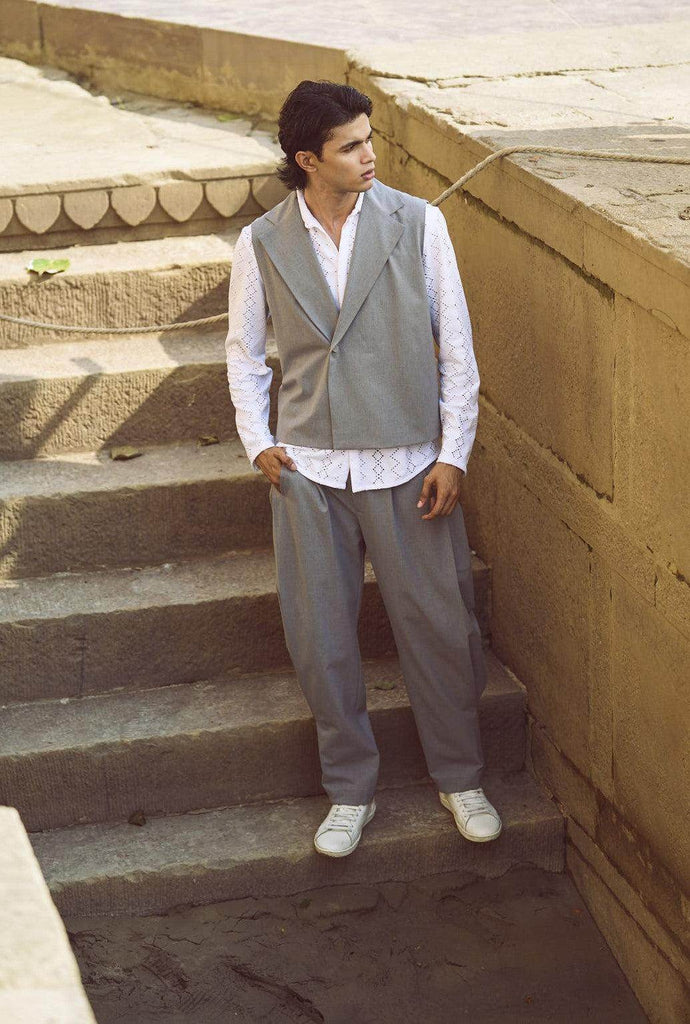 REVERSE PLEAT PANT - dash and dot dash and dot