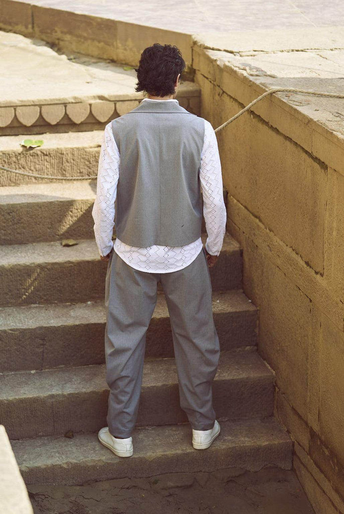 WAISTCOAT PANT SET - dash and dot dash and dot