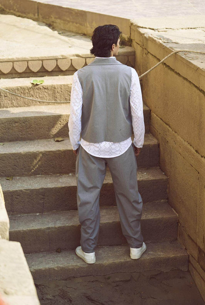 BOXY WAISTCOAT - dash and dot dash and dot