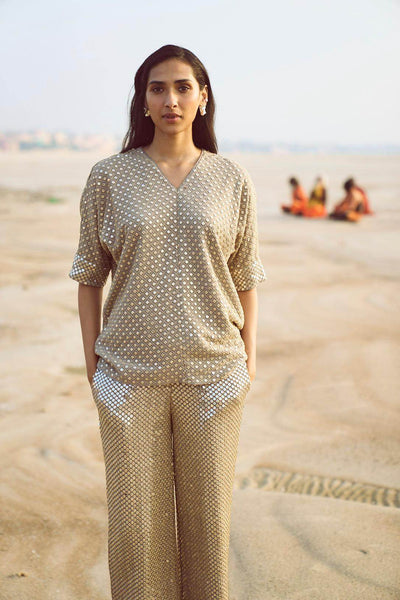 MIRROR SEQUIN TOP - dash and dot