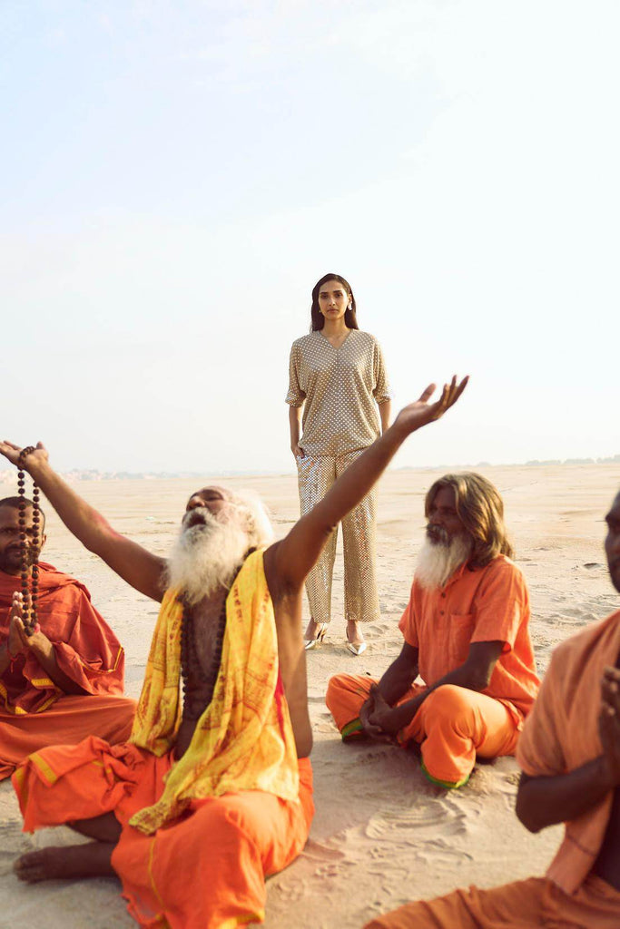 MIRROR SEQUIN PANT SET - dash and dot dash and dot