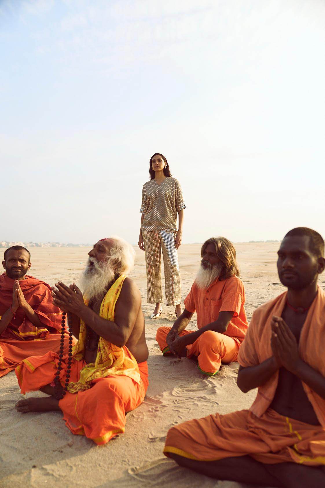 MIRROR SEQUIN PANT SET - dash and dot