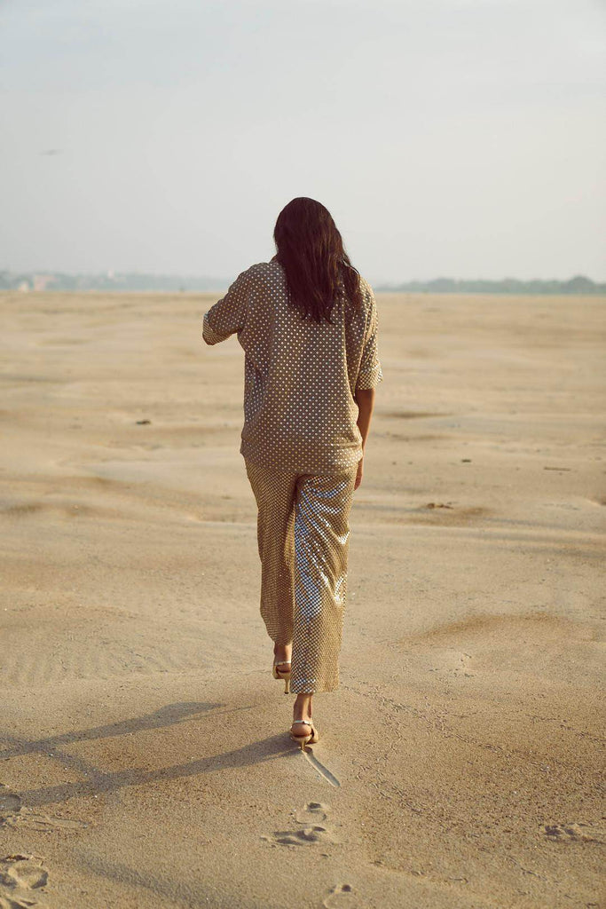 MIRROR SEQUIN PANT - dash and dot dash and dot