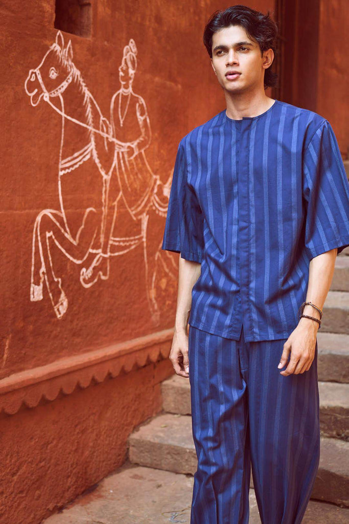 BOXY STRIPE SHIRT - dash and dot dash and dot