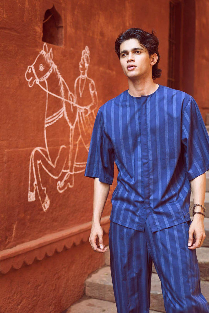 BOXY STRIPE SHIRT - dash and dot dash and dot