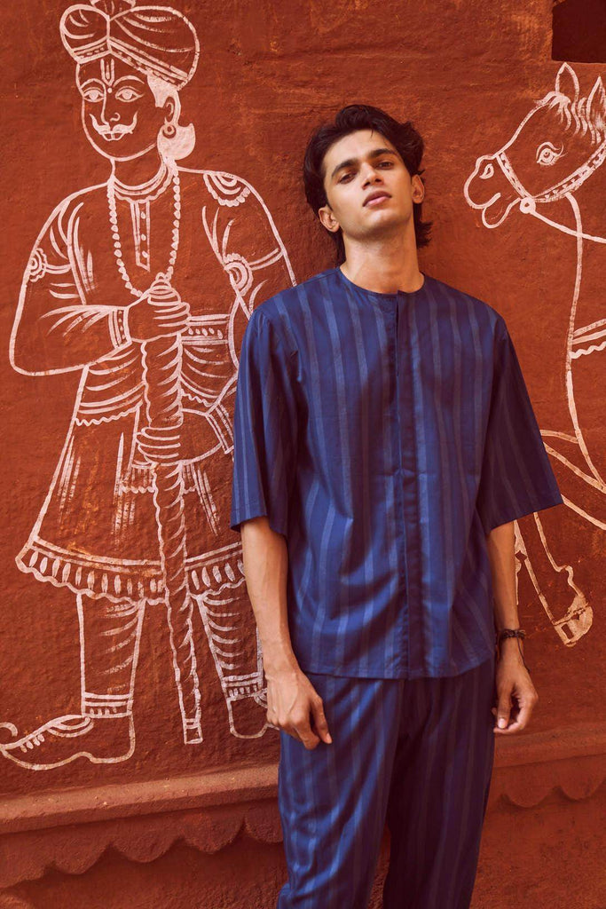 BOXY STRIPE SHIRT - dash and dot dash and dot