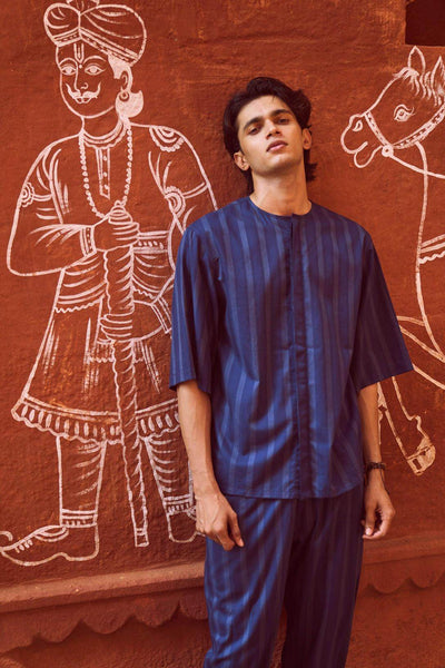 BOXY STRIPE SHIRT - dash and dot