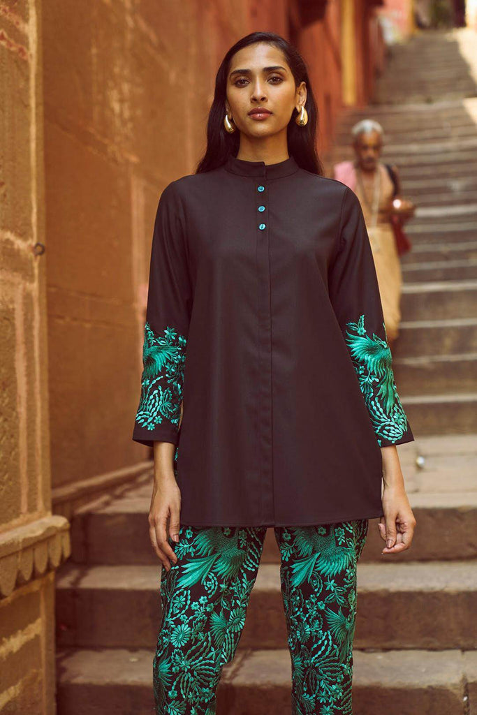 GARA STITCH CUFF SHIRT - dash and dot dash and dot