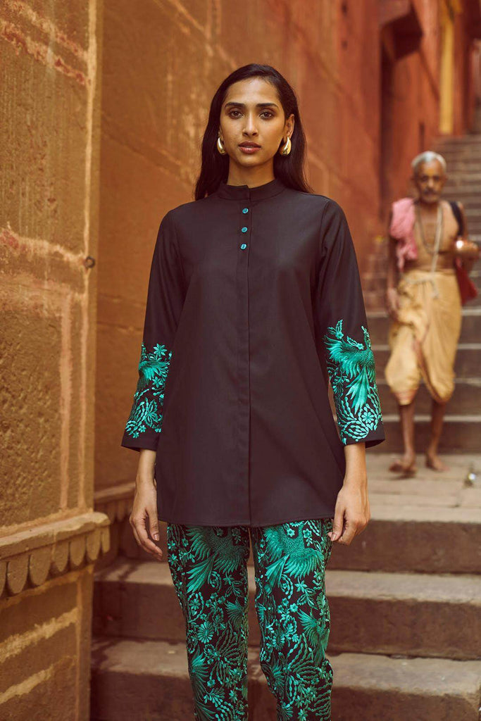 GARA STITCH CUFF SHIRT - dash and dot dash and dot