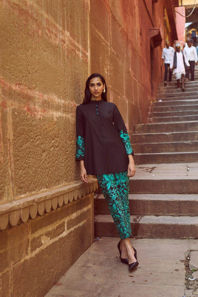 GARA STITCH CUFF SHIRT - dash and dot dash and dot