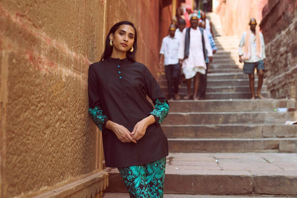 GARA STITCH CUFF SHIRT - dash and dot dash and dot