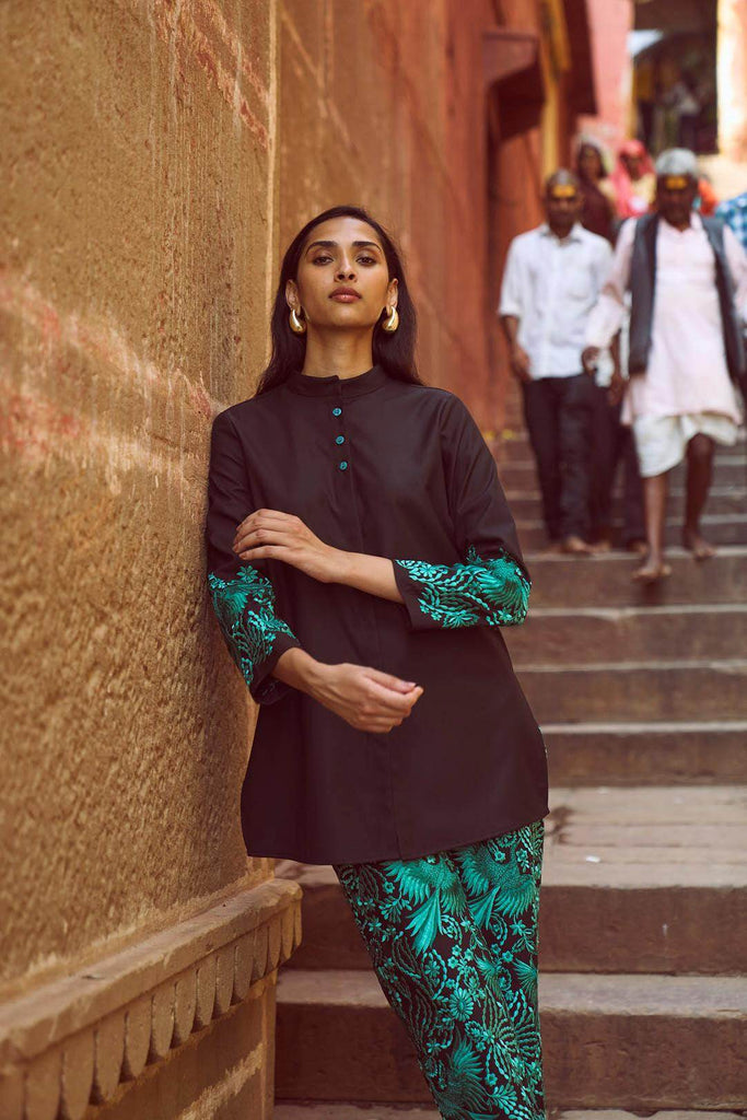 GARA STITCH CUFF SHIRT - dash and dot dash and dot