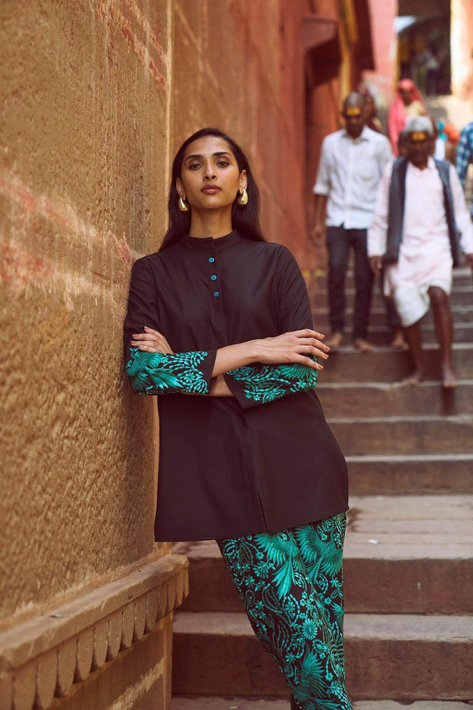 GARA STITCH CUFF SHIRT - dash and dot dash and dot