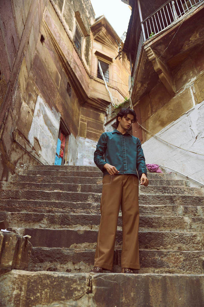 RUNNING STITCH SHIRT - dash and dot dash and dot