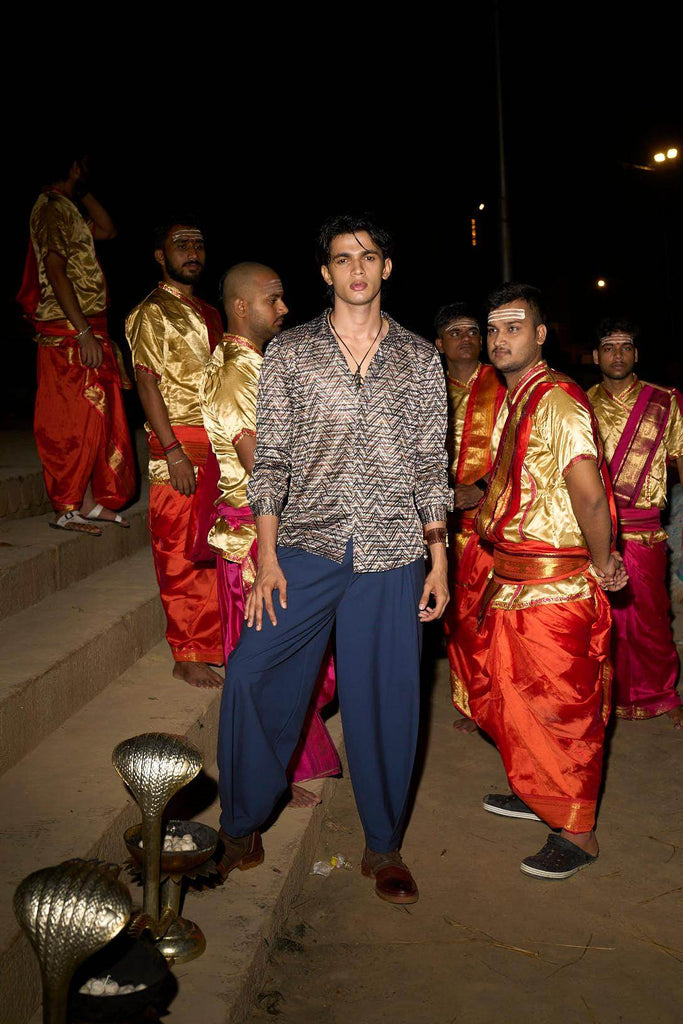 RELAXED BOX PLEAT PANT - dash and dot dash and dot