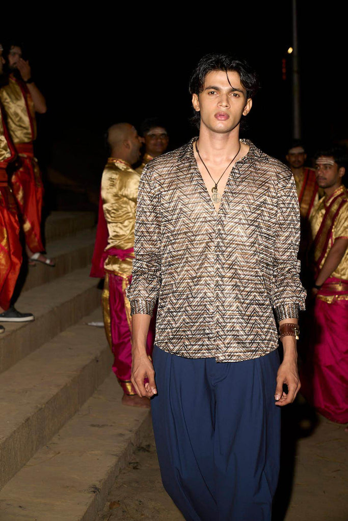 RELAXED BOX PLEAT PANT - dash and dot dash and dot