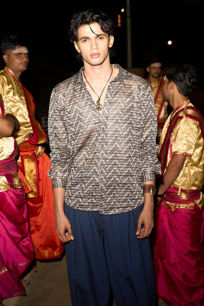 RELAXED BOX PLEAT PANT - dash and dot dash and dot