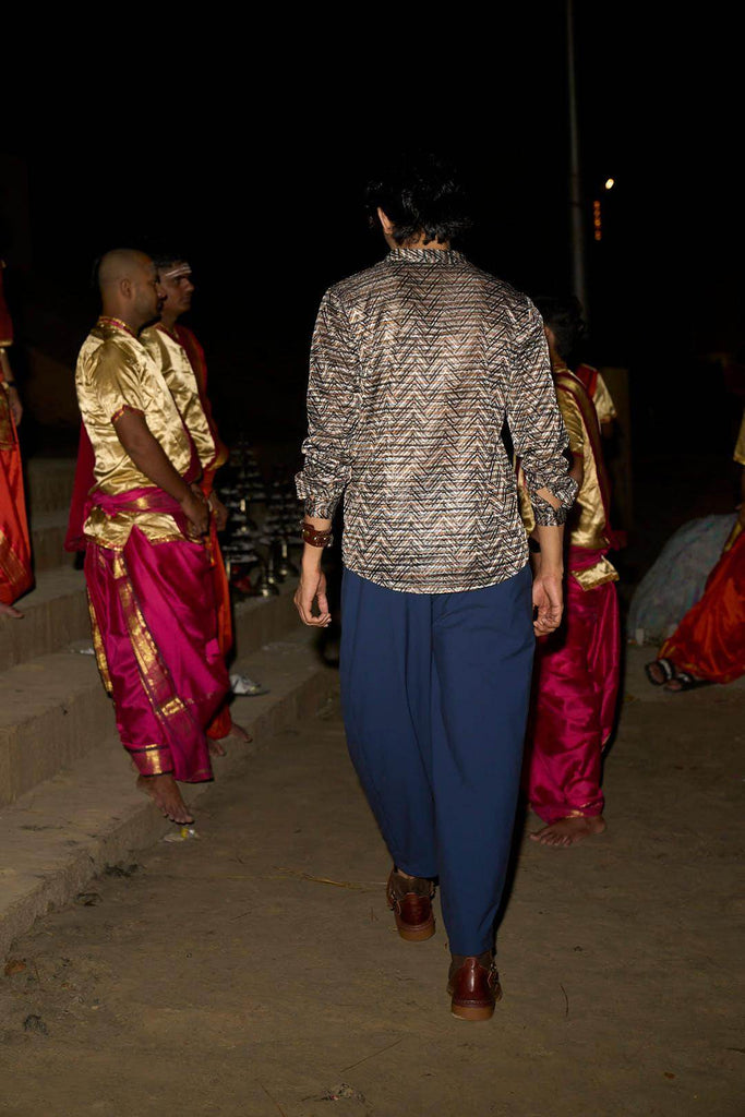 RELAXED BOX PLEAT PANT - dash and dot dash and dot