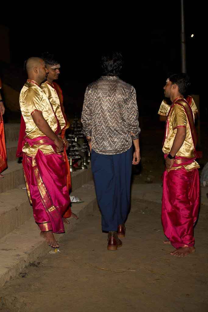 RELAXED BOX PLEAT PANT - dash and dot dash and dot