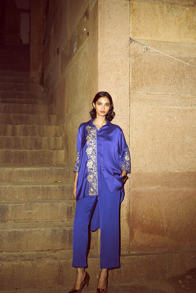 ASYMMETRIC EMBROIDERED SET - dash and dot dash and dot