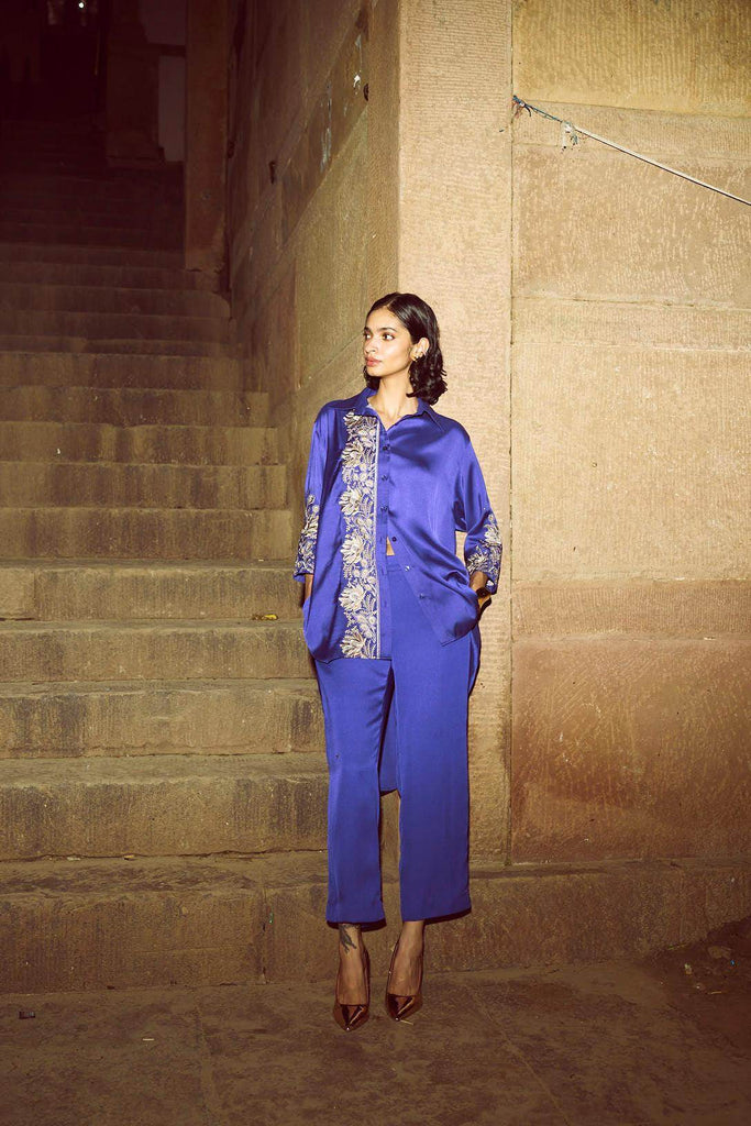 ASYMMETRIC EMBROIDERED SET - dash and dot dash and dot