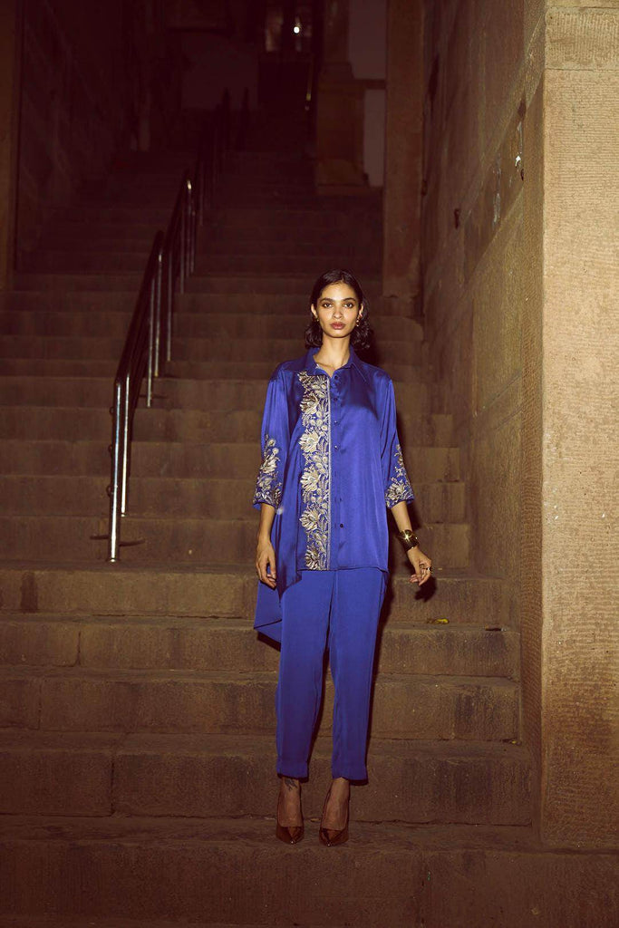 ASYMMETRIC EMBROIDERED SET - dash and dot dash and dot