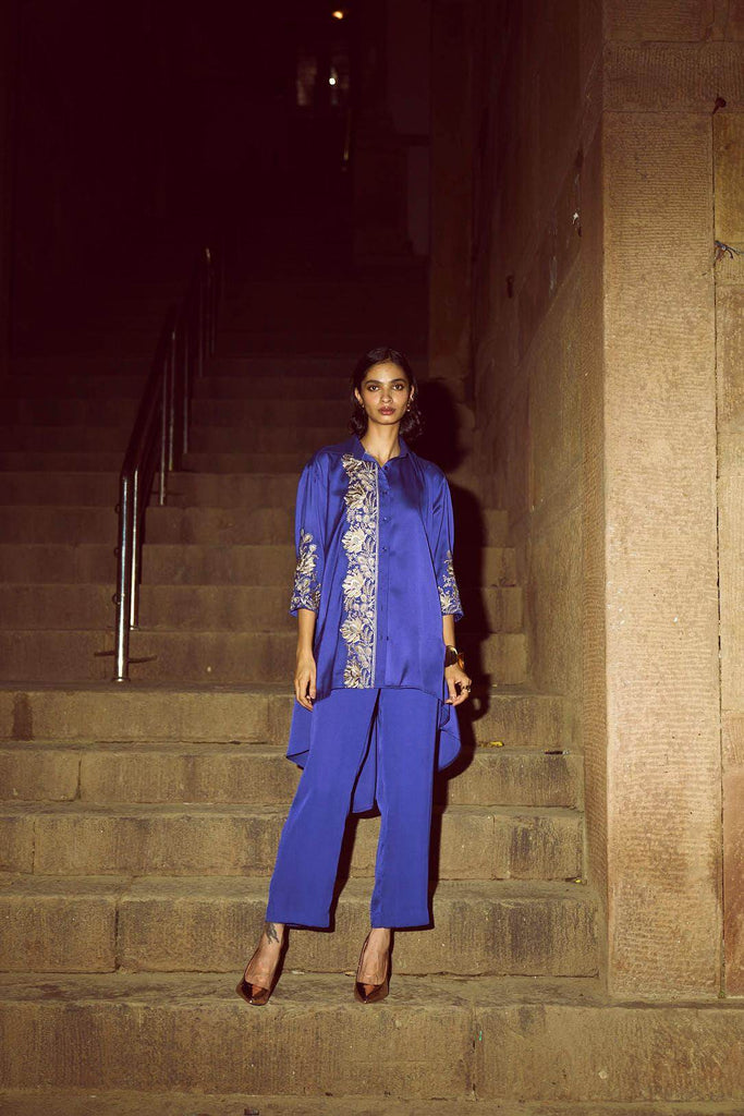 ASYMMETRIC EMBROIDERED SET - dash and dot dash and dot