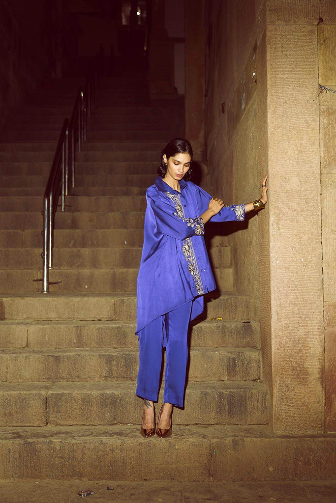 ASYMMETRIC EMBROIDERED SET - dash and dot dash and dot