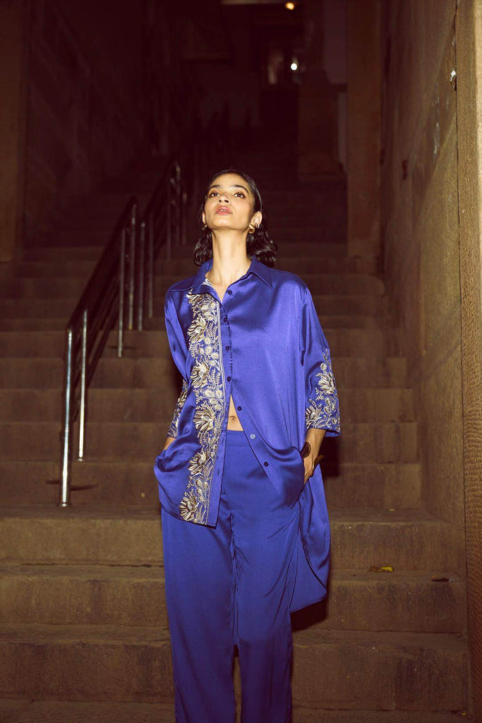 ASYMMETRIC EMBROIDERED SET - dash and dot dash and dot