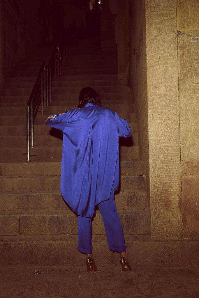 ASYMMETRIC EMBROIDERED SET - dash and dot dash and dot