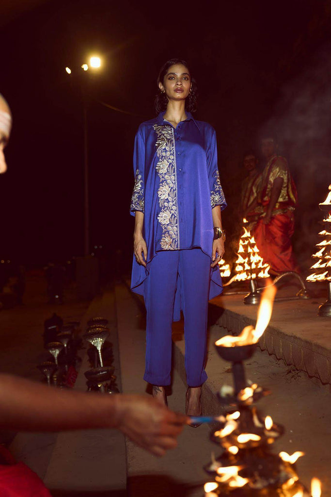 ASYMMETRIC EMBROIDERED SET - dash and dot dash and dot