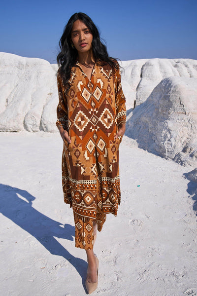 AZTEC PRINT SET - dash and dot