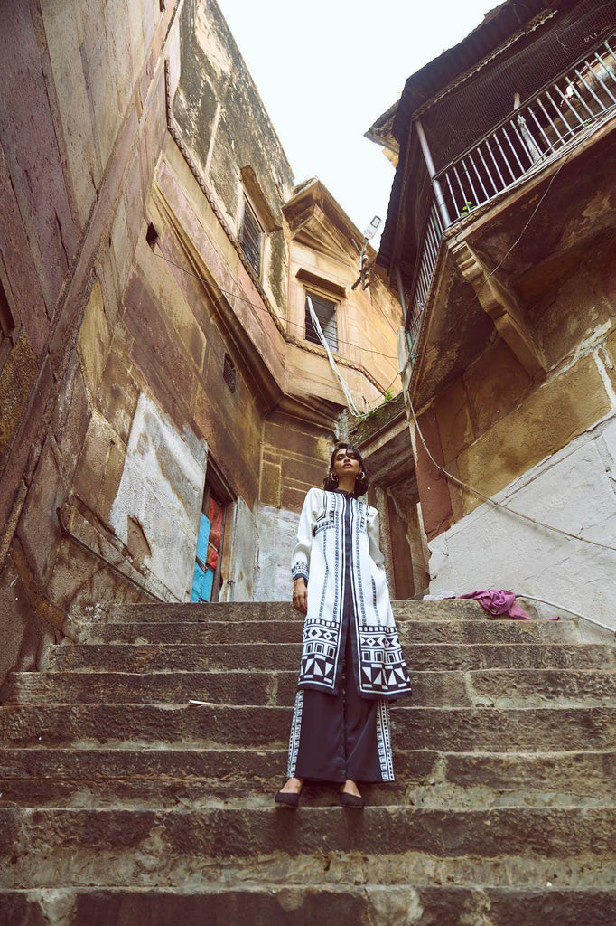 GEO TRIBAL PRINTED PANT SET - dash and dot dash and dot