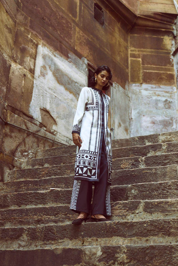 GEO TRIBAL PRINTED PANT SET - dash and dot dash and dot