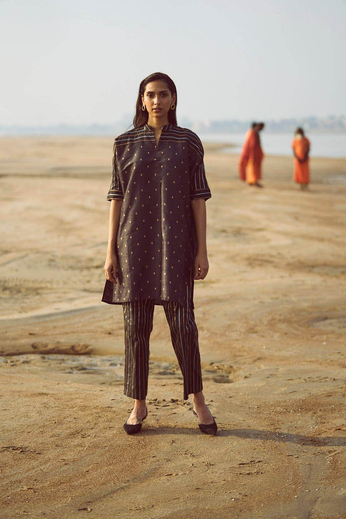 MOTIF & STRIPE BOXY BROCADE SET - dash and dot dash and dot